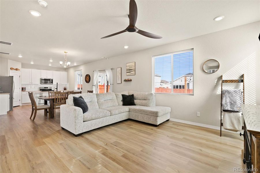 Furnished interior view inside a new home in , Peyton (Image 16).