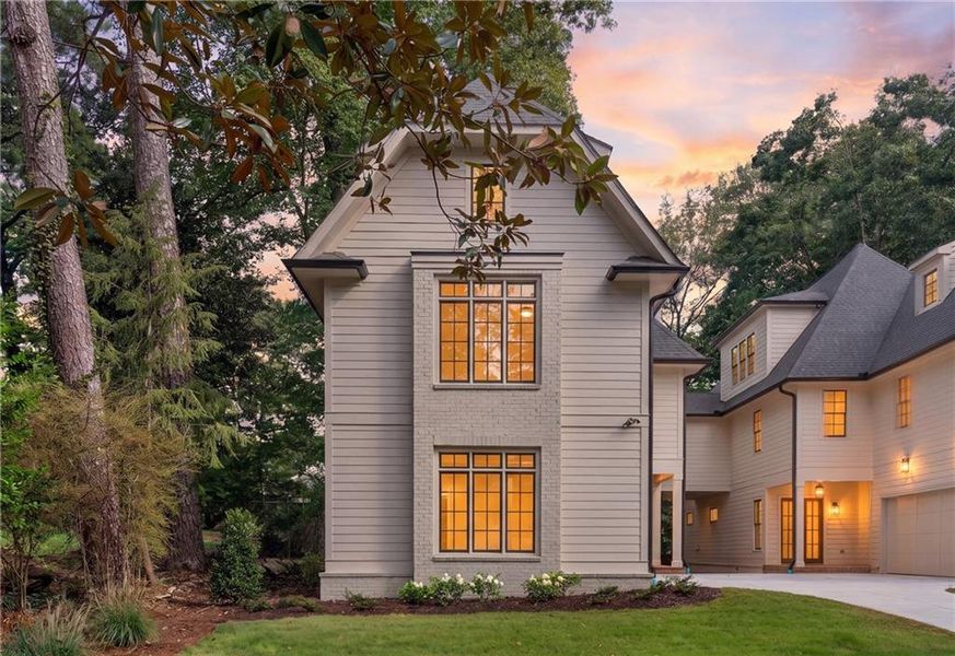 Front exterior of a new home in , Atlanta, GA, highlighting curb appeal (Image 29).