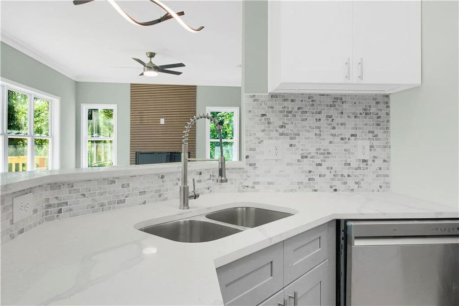 Furnished interior view inside a new home in , Snellville (Image 9).