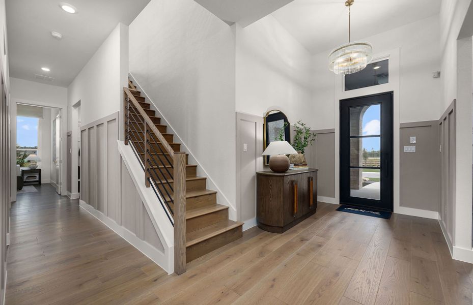 Representative furnished interior of a home built from the Renown by Del Webb in Del Webb Austin at Lost Pines, Bastrop (Image 7). Representative furnished interior of a home built from the Renown by Del Webb in Del Webb Austin at Lost Pines, Bastrop (Image 7).