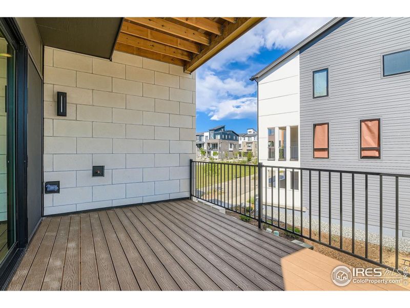 Front exterior of a new home in Baseline, Broomfield, CO, highlighting curb appeal (Image 23).