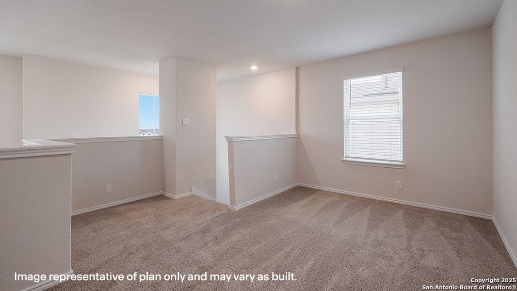 Spacious, unfurnished interior of a new home in Redbird Ranch, San Antonio (Image 11).