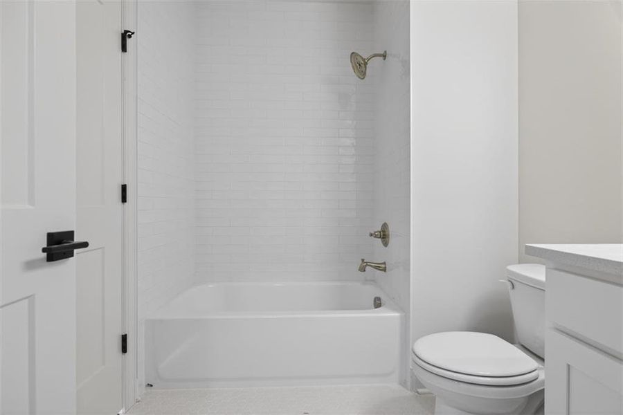 Furnished interior view inside a new home in , Suwanee (Image 17).