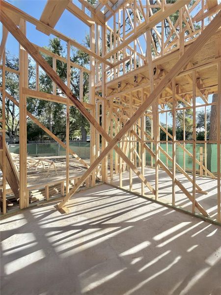 Private Study On the First Floor. Construction Photos as of 12-12-2025