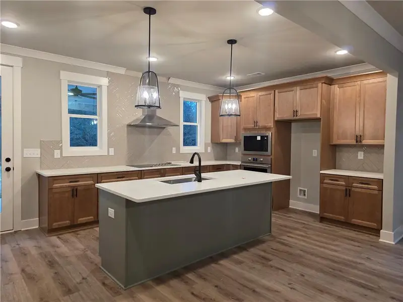 Furnished interior view inside a new home in , Statham (Image 5).