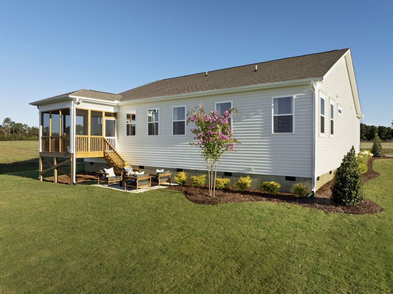 Representative exterior details of a home built from the Allegheny by Mattamy Homes in Fox Field Farms, Broadway (Image 25).