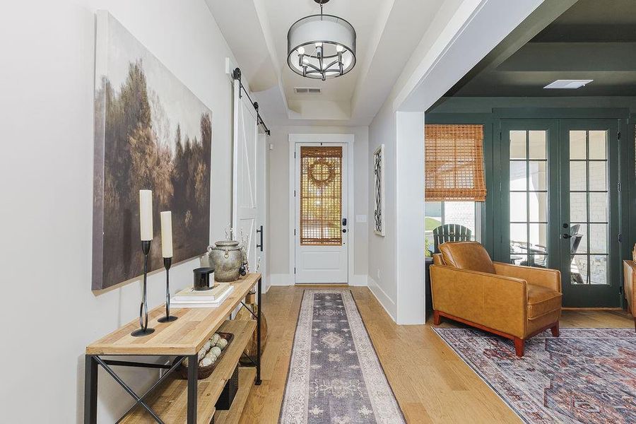 Furnished interior view inside a new home in Soleil Belmont Park, Canton (Image 13).