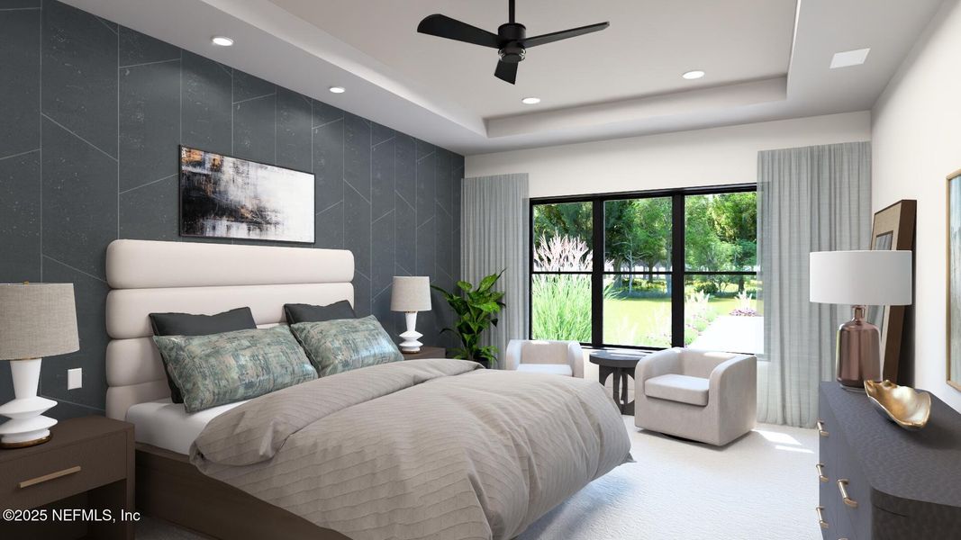 Furnished interior view inside a new home in , St. Augustine (Image 15).