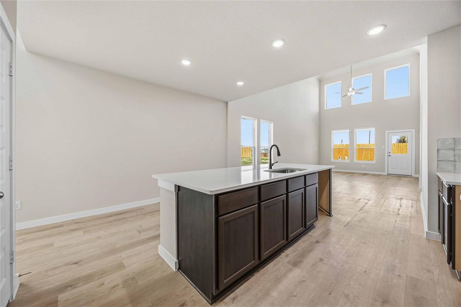 Furnished interior view inside a new home in Tejas Village, Beasley (Image 13).