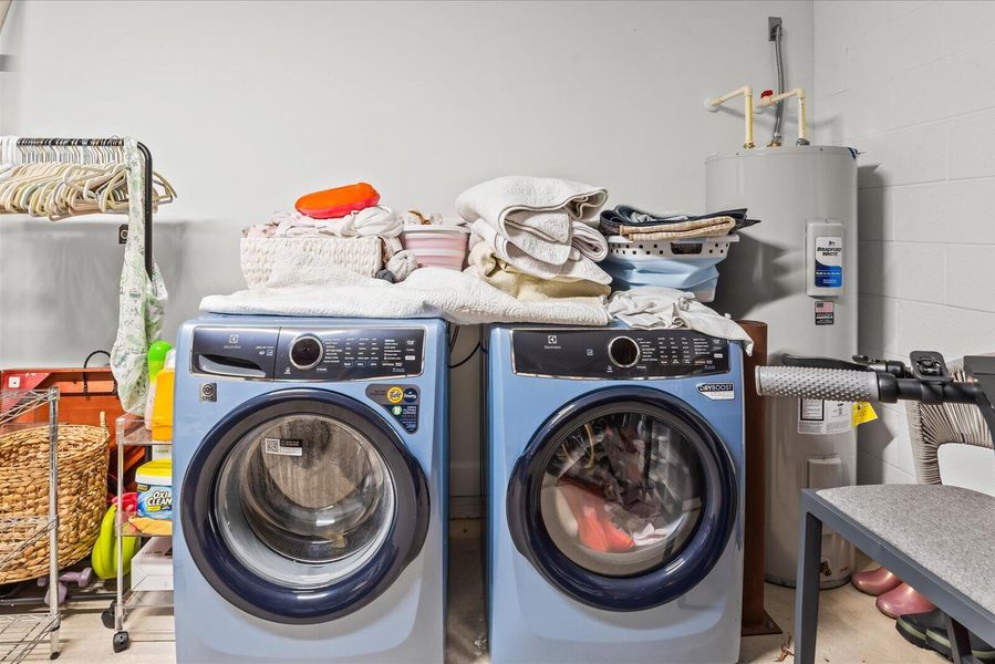New 2026 Washer, Dryer, and Water Heater (Located in Garage), 3 attic entrances in Home