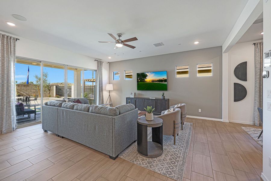 Representative furnished interior of a home built from the Mercury by Mattamy Homes in Pinnacle at San Tan Heights, San Tan Valley (Image 13).
