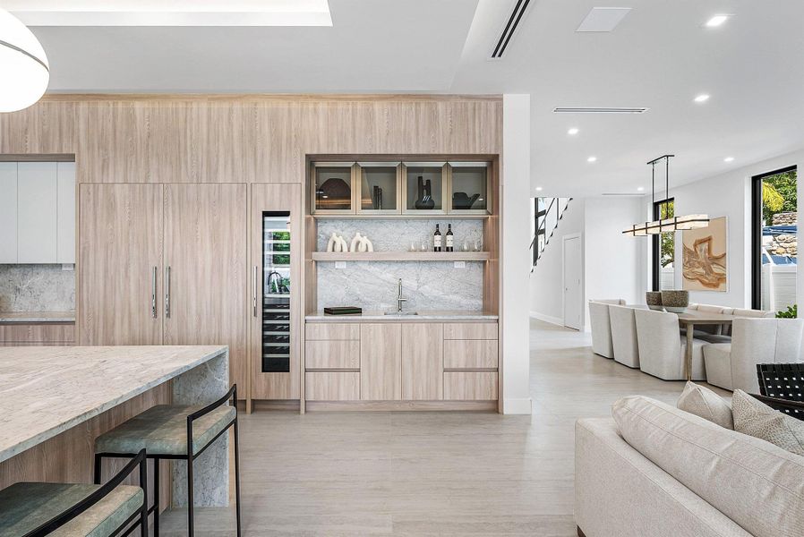 Furnished interior view inside a new home in , Delray Beach (Image 39).