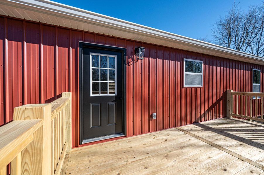 Exterior details and patio area of a home in , Connelly Springs (Image 21).