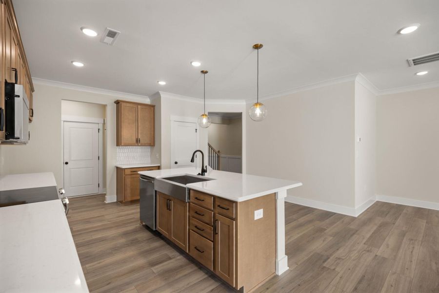 Furnished interior view inside a new home in Harbor Crossing, Greensboro (Image 10).