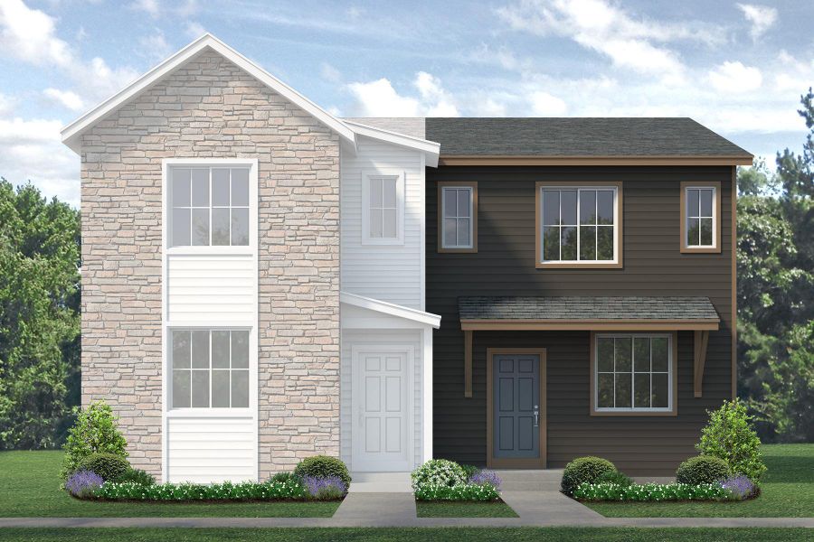 Representative exterior photo of a completed home built from the Congaree by Risewell Homes in Spring Valley, Longmont, CO (Image 12). Representative exterior photo of a completed home built from the Congaree by Risewell Homes in Spring Valley, Longmont, CO (Image 12).
