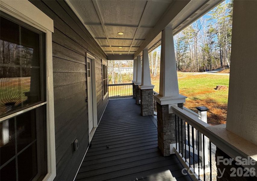 Exterior details and patio area of a home in , Leicester (Image 17).