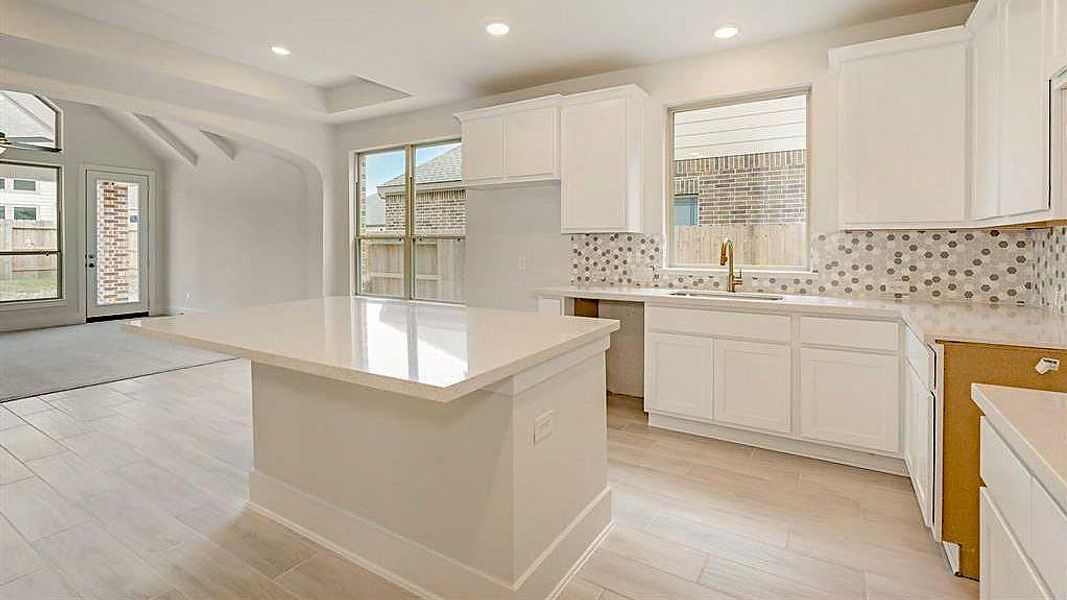 Furnished interior view inside a new home in Grand Central Park, Conroe (Image 6).