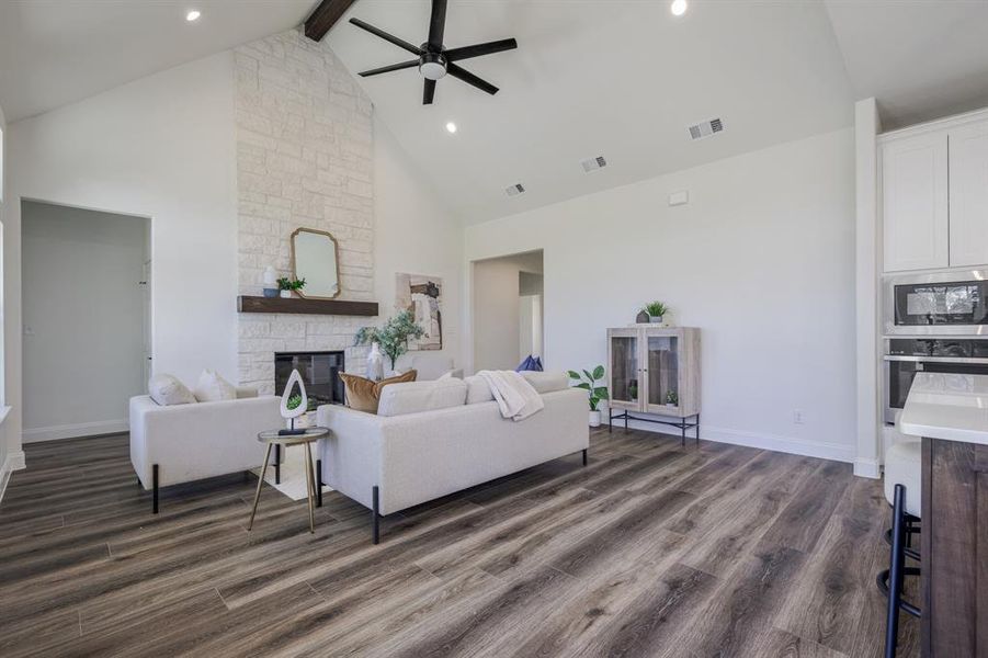 Furnished interior view inside a new home in , Farmersville (Image 8).