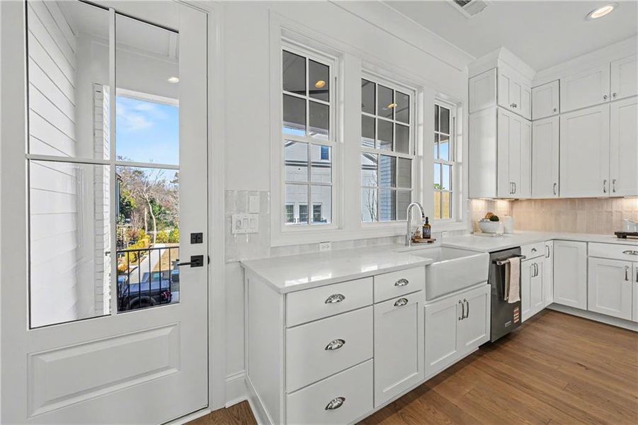 Furnished interior view inside a new home in Mayfair on Main, Alpharetta (Image 14).