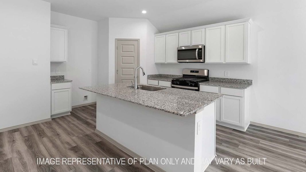 Furnished interior view inside a new home in Reserve at Mallard Lakes, Orange (Image 5).