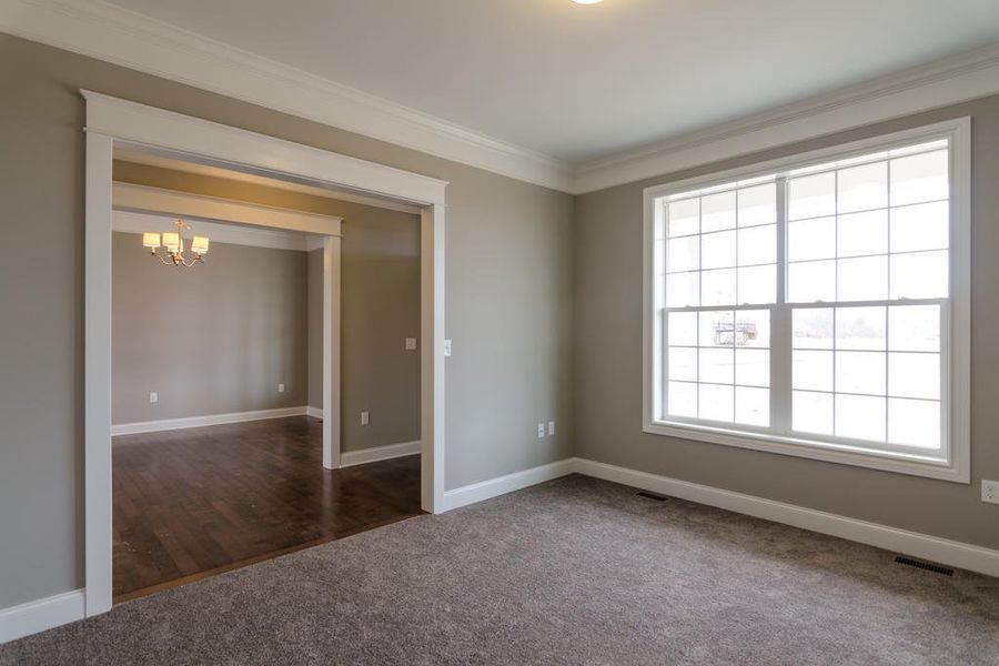 Representative unfurnished interior of a home built from the The Briarhaven III by Norfolk Homes in Coronado Estates, Jackson (Image 34).