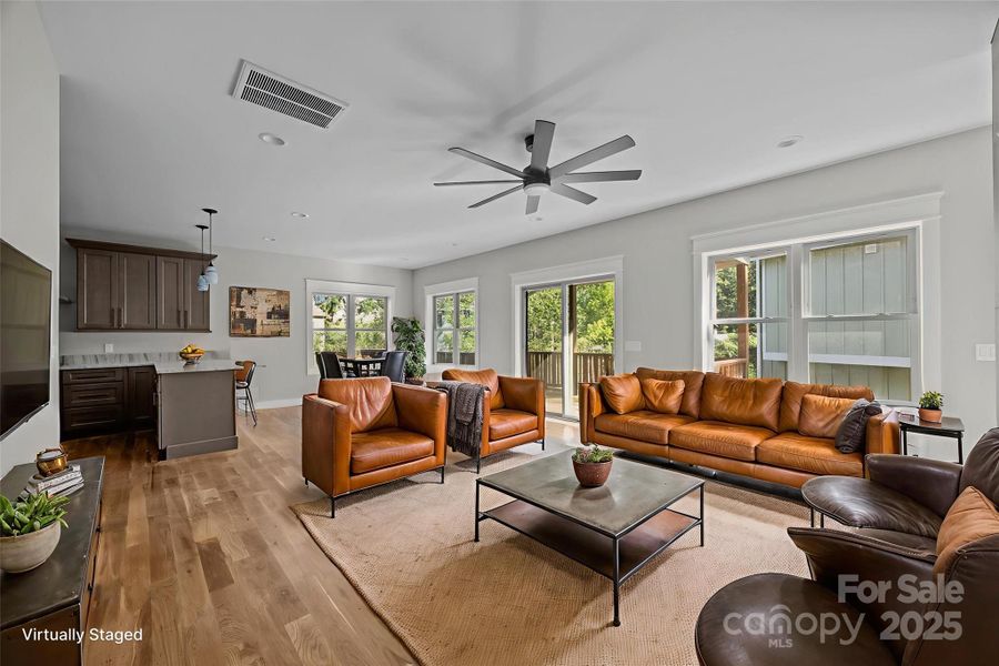 Furnished interior view inside a new home in , Asheville (Image 10). Furnished interior view inside a new home in , Asheville (Image 10).