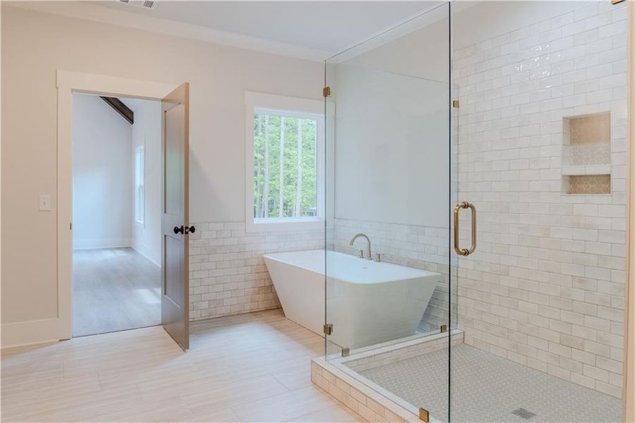 Furnished interior view inside a new home in St. Regis, Oxford (Image 16).