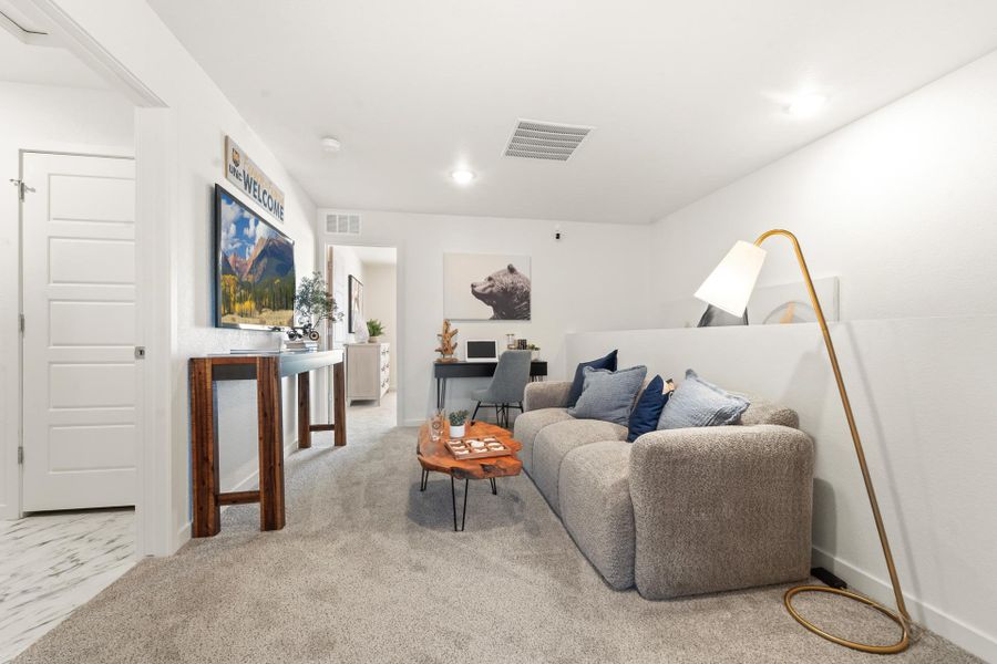 Furnished interior view inside a new home in Conestoga, Ault (Image 10).