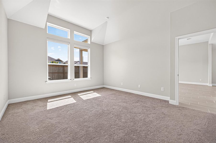 Spacious, unfurnished interior of a new home in Jordan Ranch: Signature Series, Katy (Image 36).