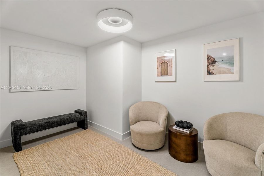 Furnished interior view inside a new home in , Miami (Image 11).