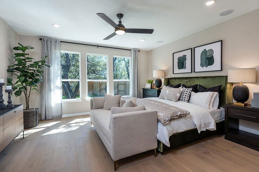 Furnished interior view inside a new home in Parkside on the River, Georgetown (Image 4).