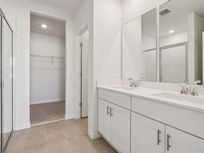 Furnished interior view inside a new home in The Meadow at Crossprairie, St. Cloud (Image 5).