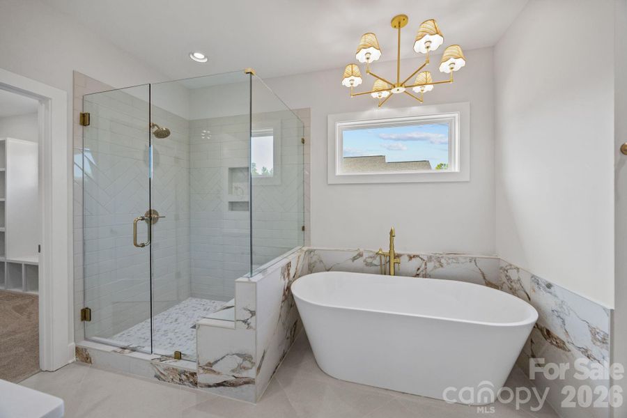 Furnished interior view inside a new home in , Statesville (Image 10).