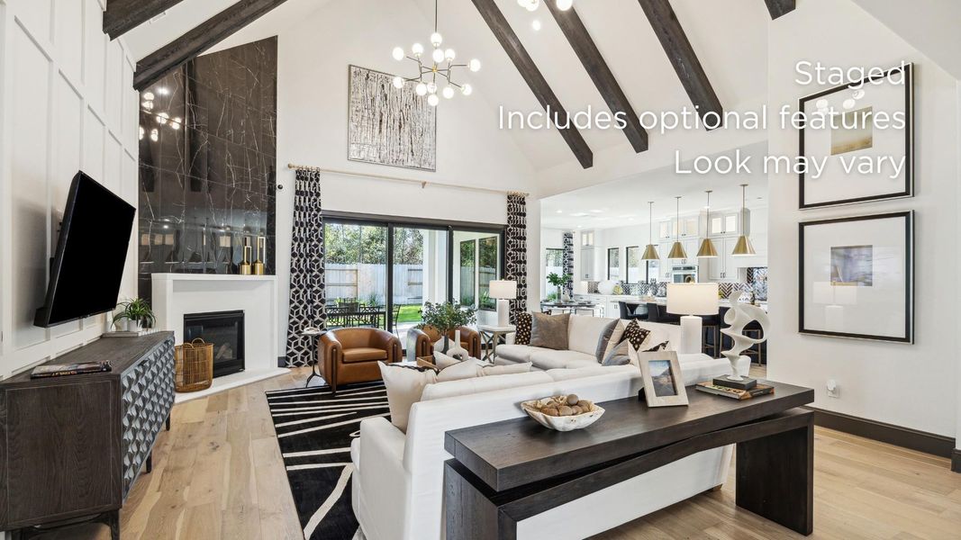 Furnished interior view inside a new home in , Montgomery (Image 4). Furnished interior view inside a new home in , Montgomery (Image 4).