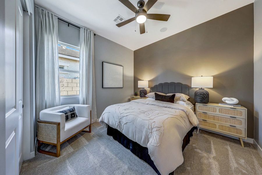 Furnished interior view inside a new home in Miravida, Surprise (Image 37). Furnished interior view inside a new home in Miravida, Surprise (Image 37).