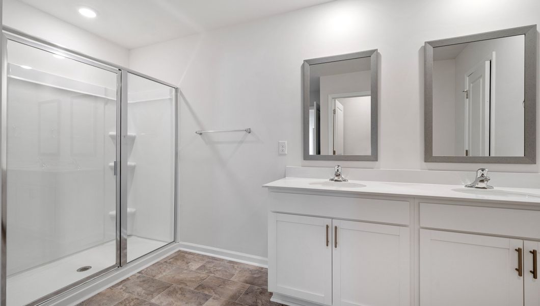 Representative furnished interior of a home built from the Elston by D.R. Horton in Paddock Point, Roebuck (Image 12).