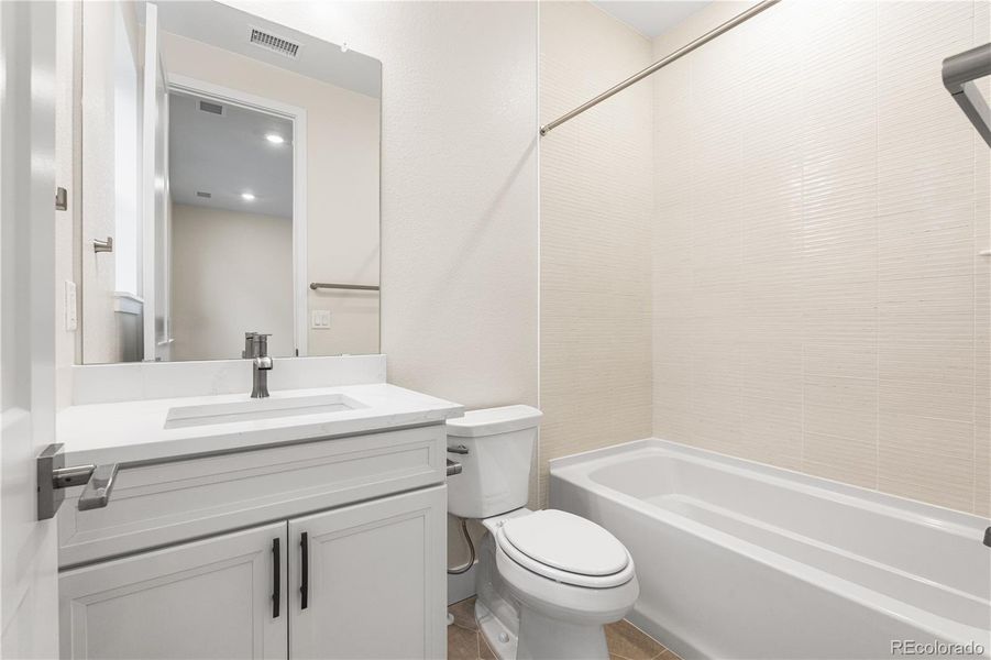 Furnished interior view inside a new home in Luxe at The Canyons, Castle Pines (Image 13).