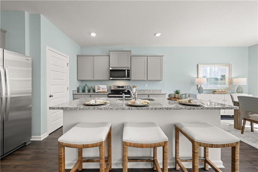 Furnished interior view inside a new home in , Buckhead (Image 4).