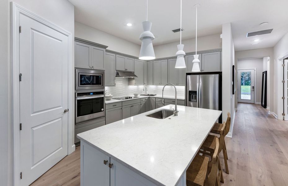 Furnished interior view inside a new home in Emerson Oaks, Vero Beach (Image 12).