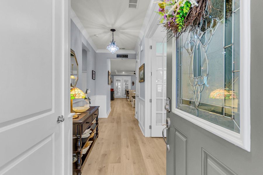 Furnished interior view inside a new home in K. Hovnanian's® Four Seasons at Lakes of Cane Bay, Summerville (Image 37).