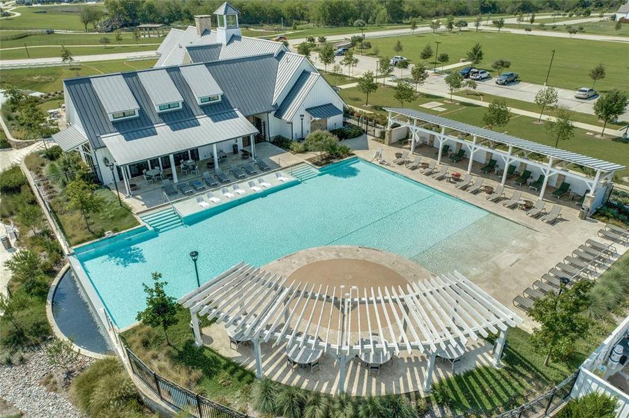 njoy vacation-style living every day with access to Sandbrock Ranch's spectacular resort-style pool complex. Featuring a sprawling lagoon-style pool, shaded lounge areas, cabanas, and beautifully designed gathering spaces, this community amenity provides the perfect setting for relaxation, recreation, and connecting with neighbors. Whether you're cooling off on a hot Texas day or enjoying community events, this incredible amenity enhances the lifestyle that makes Sandbrock Ranch so desirable. njoy vacation-style living every day with access to Sandbrock Ranch's spectacular resort-style pool complex. Featuring a sprawling lagoon-style pool, shaded lounge areas, cabanas, and beautifully designed gathering spaces, this community amenity provides the perfect setting for relaxation, recreation, and connecting with neighbors. Whether you're cooling off on a hot Texas day or enjoying community events, this incredible amenity enhances the lifestyle that makes Sandbrock Ranch so desirable.