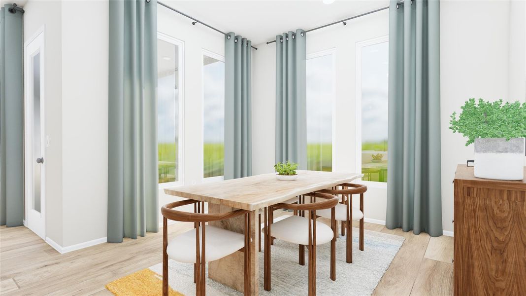 Furnished interior view inside a new home in Anniston, Katy (Image 20).