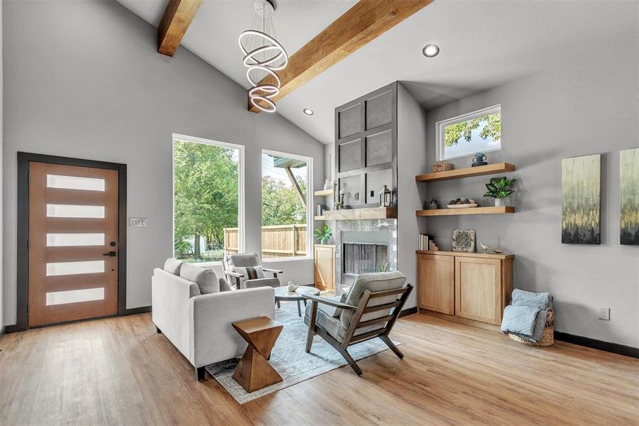 Furnished interior view inside a new home in , Greenville (Image 6). Furnished interior view inside a new home in , Greenville (Image 6).