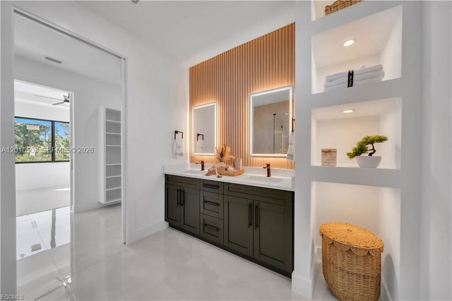 Furnished interior view inside a new home in , Lehigh Acres (Image 17).
