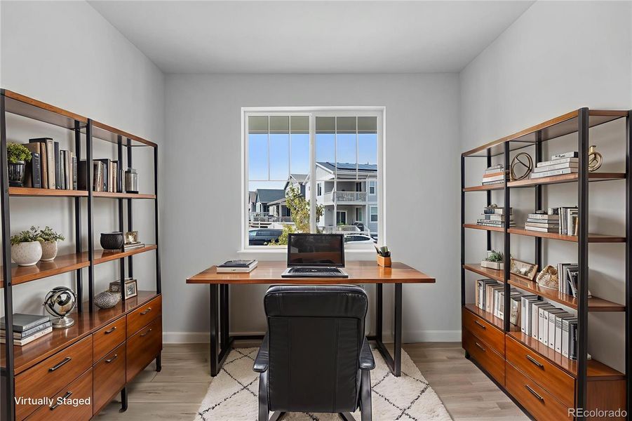 Furnished interior view inside a new home in , Castle Rock (Image 9). Furnished interior view inside a new home in , Castle Rock (Image 9).
