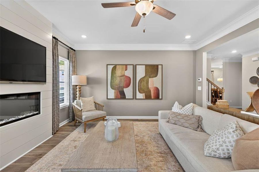 Furnished interior view inside a new home in North Haven, Rome (Image 30). Furnished interior view inside a new home in North Haven, Rome (Image 30).