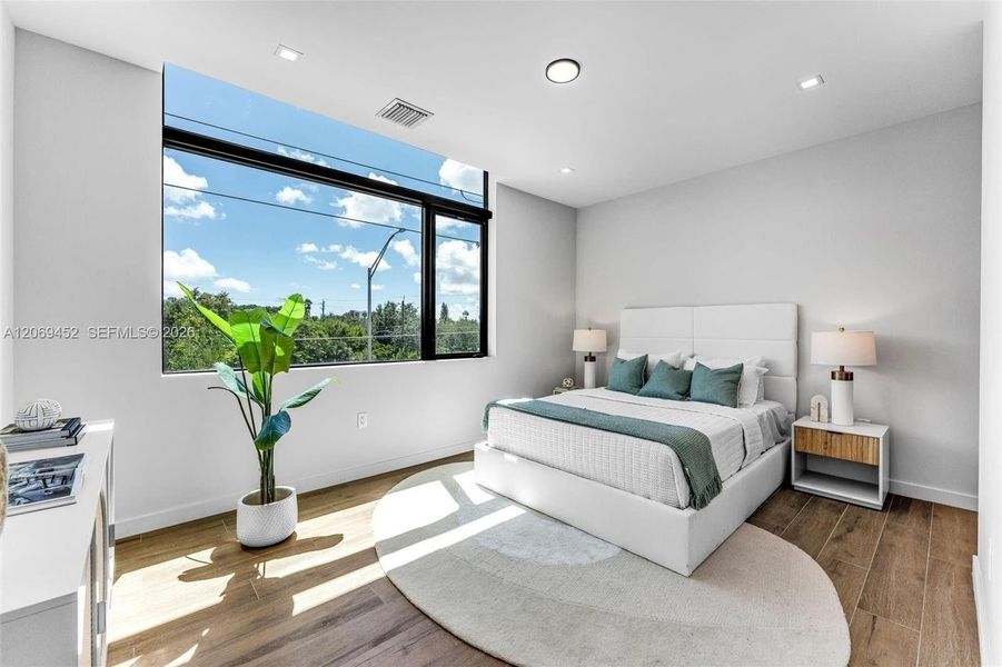 Furnished interior view inside a new home in , Miami (Image 9). Furnished interior view inside a new home in , Miami (Image 9).