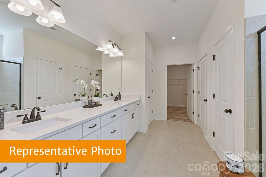 Primary En-Suite with Tiled Walk in Shower