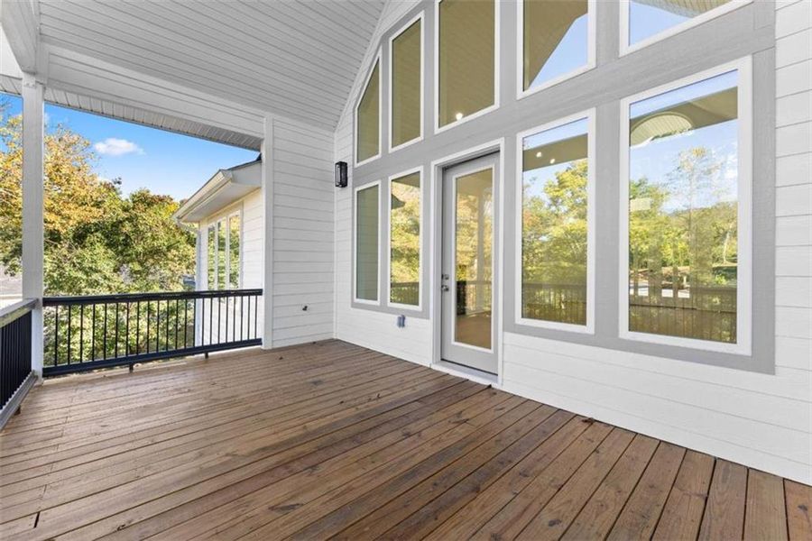 Exterior details and patio area of a home in , Cleveland (Image 32).
