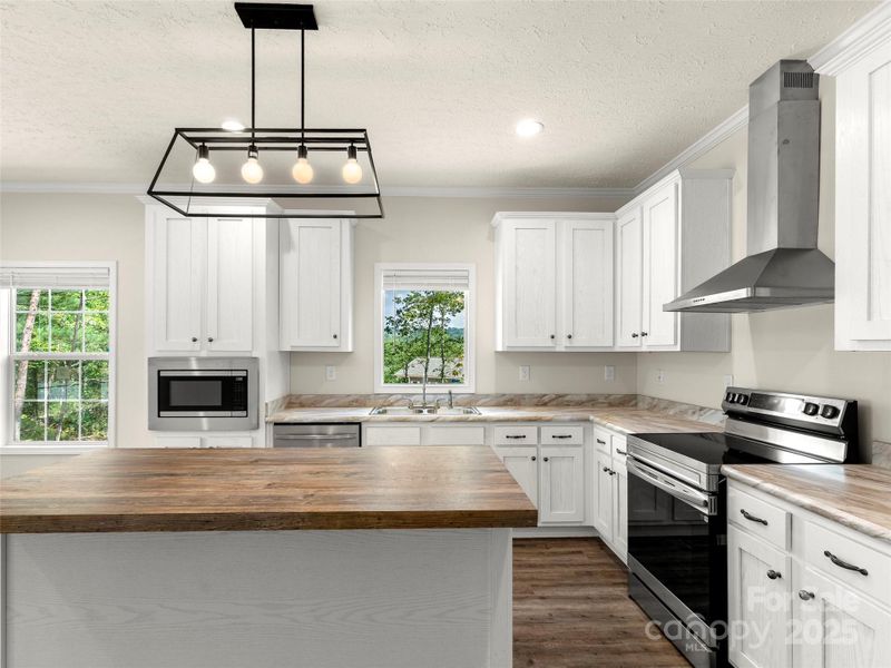 Furnished interior view inside a new home in , Hendersonville (Image 7).